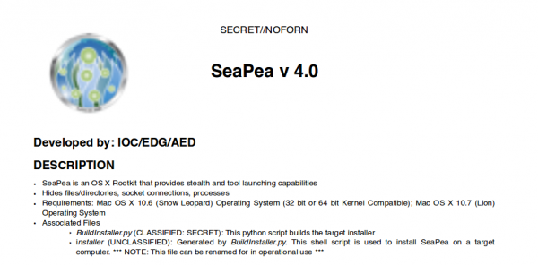 SeaPea Mac OS X Rootkit